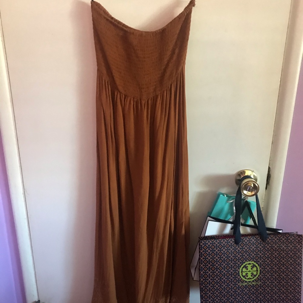 STRAPLESS MAXI DRESS